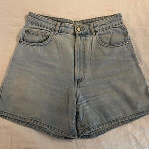 Zara Light Blue Jean Shorts